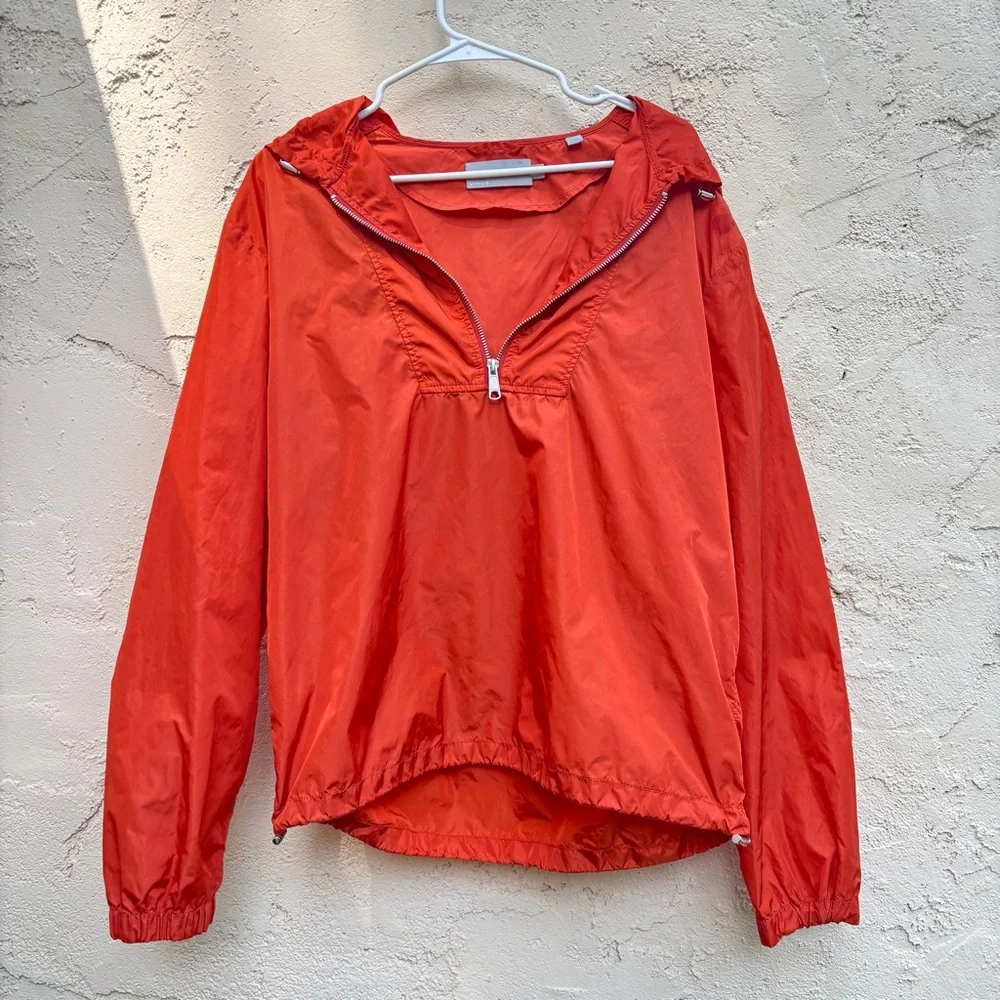 VINCE Men's Orange Windbreaker Jacket - Picture 4 of 10